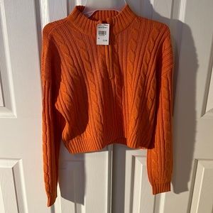 Women’s Orange Crop Sweater